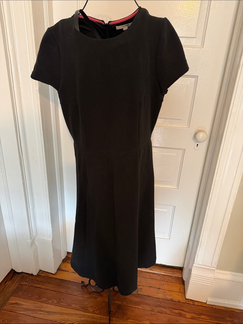 Boden Black Short-Sleeve Dress